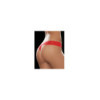 String brésilien rouge en dentelle